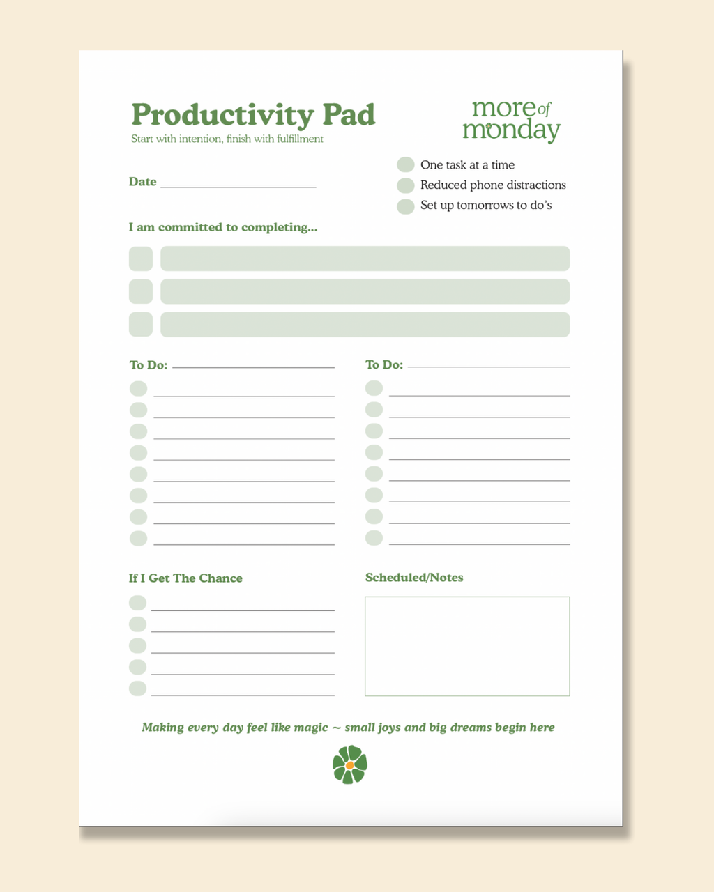 The Productivity Pad