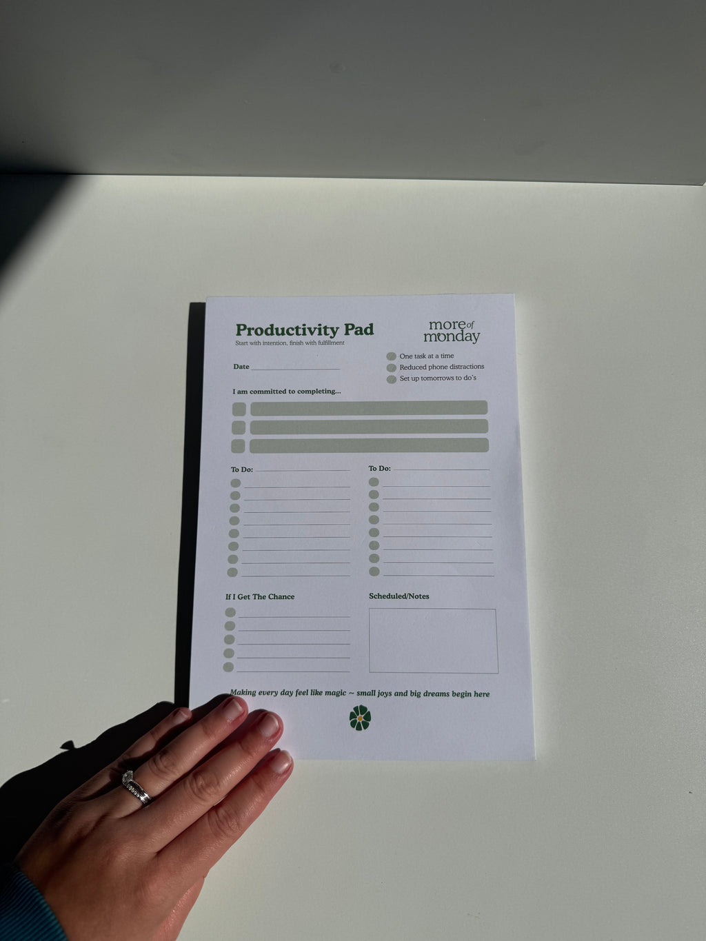 The Productivity Pad