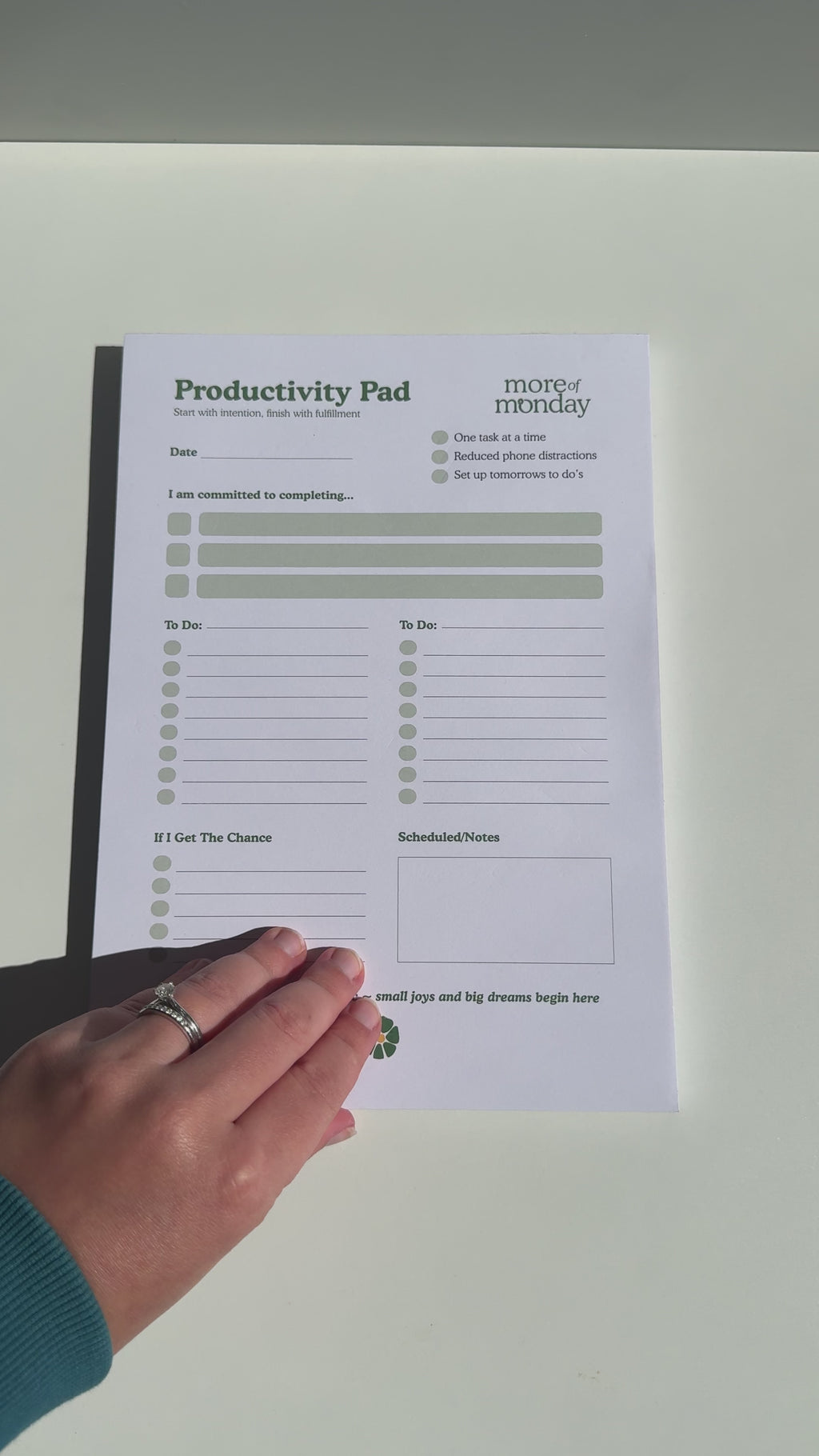 The Productivity Pad